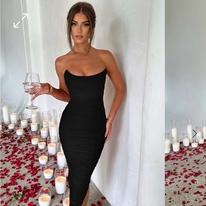 Baby boo DEMI MAXI DRESS - BLACK brand new One Small & one Meduim available